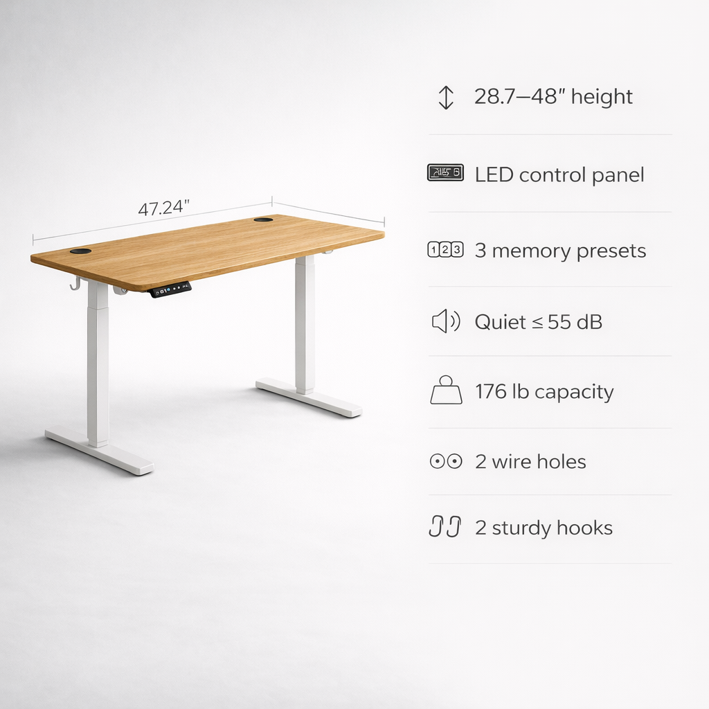 Electric Height Adjustable Standing Desk