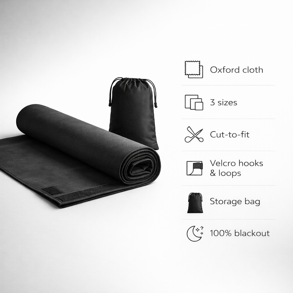 Portable Blackout Curtain Kit