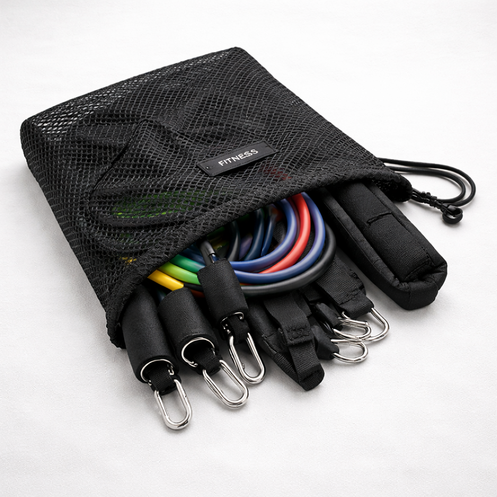 5-Level Resistance Band Kit with Handles & Door Anchor
