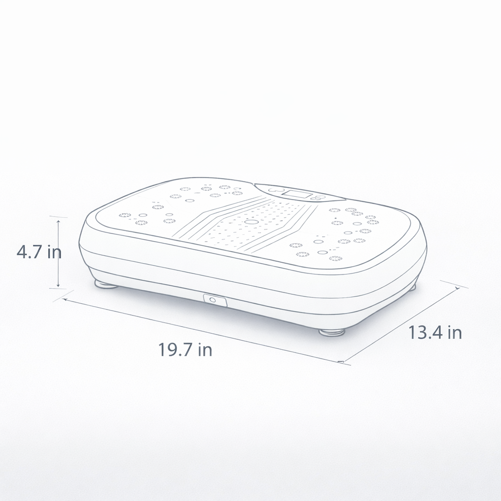 Compact Vibration Plate Exercise Platform