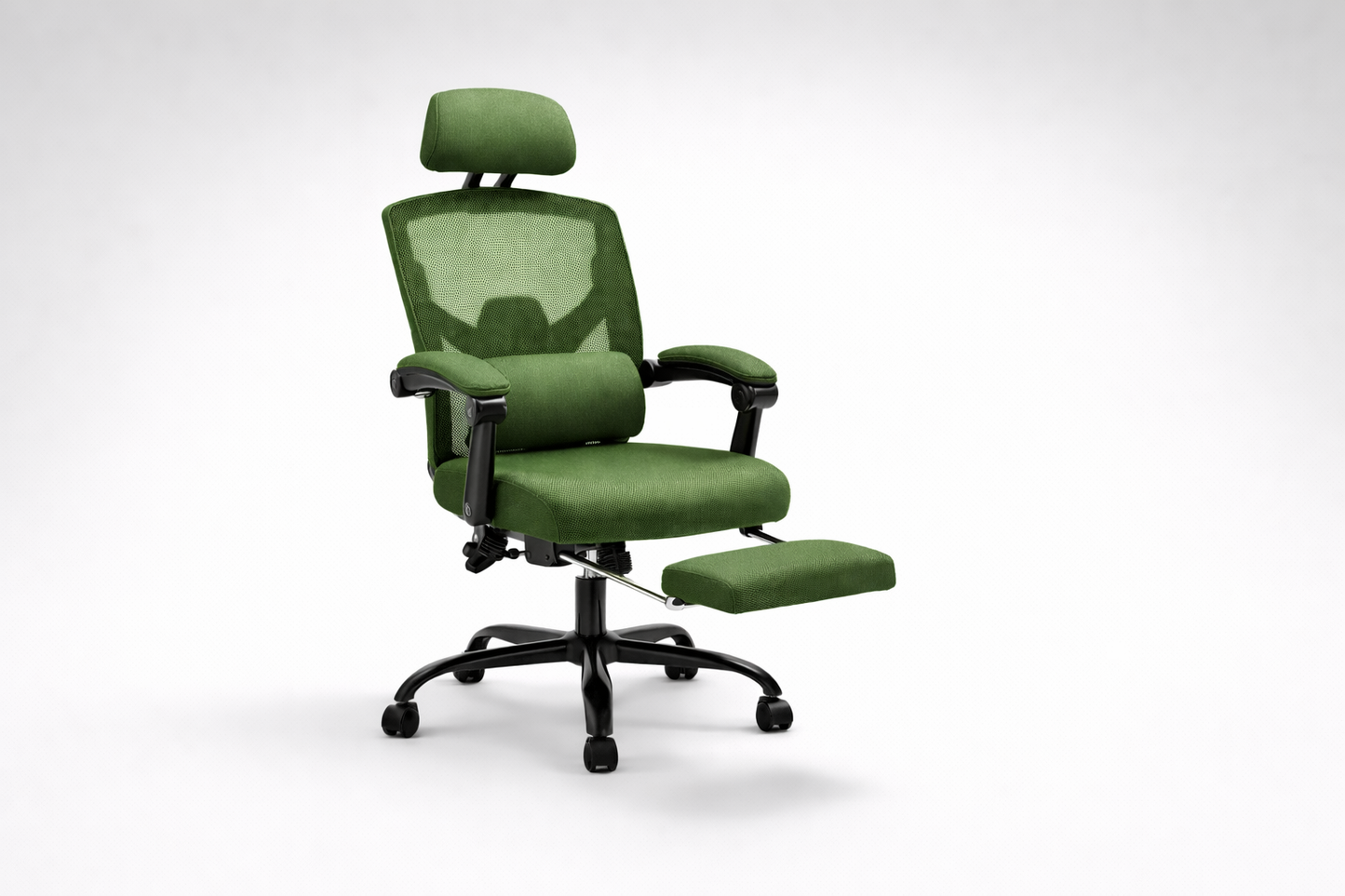 Retractable Footrest Ergonomic Office Chair