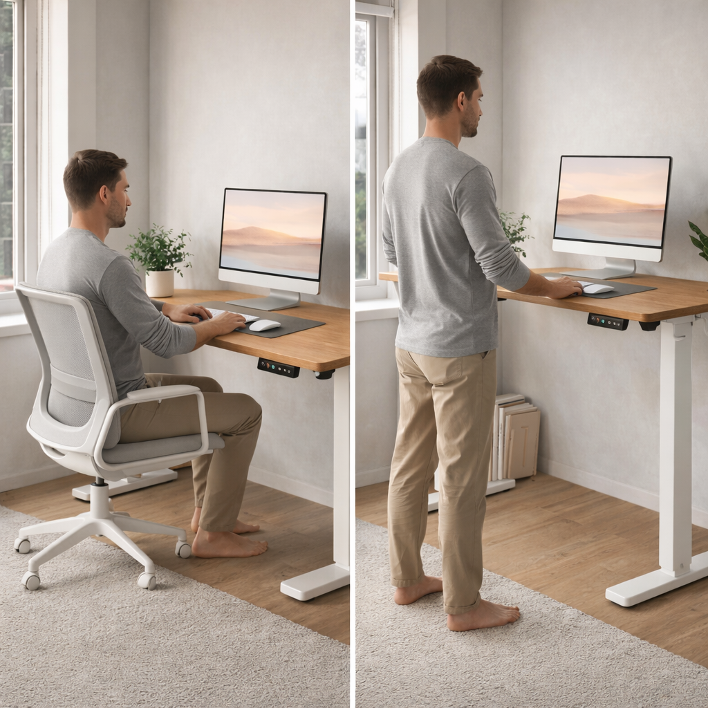 Electric Height Adjustable Standing Desk