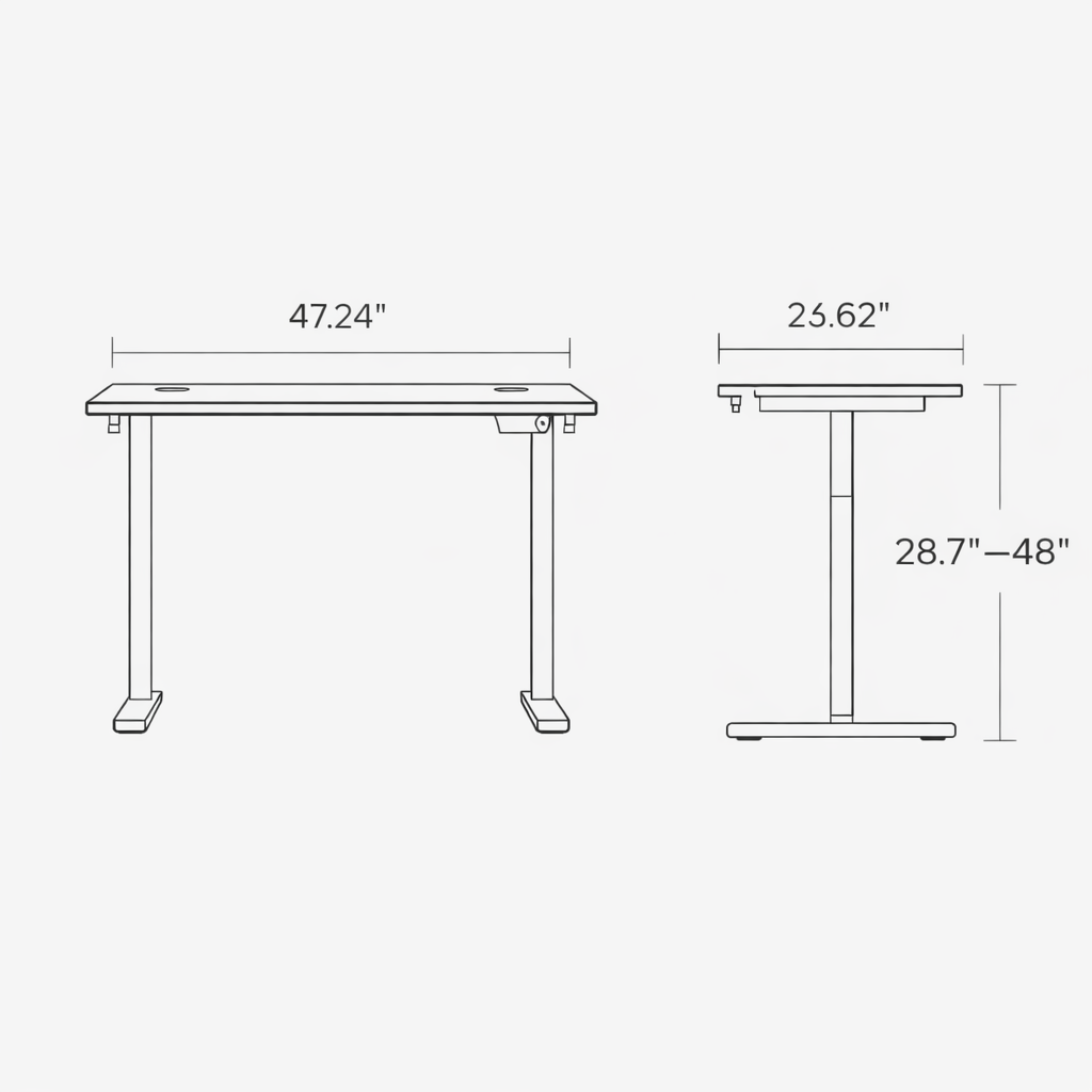 Electric Height Adjustable Standing Desk
