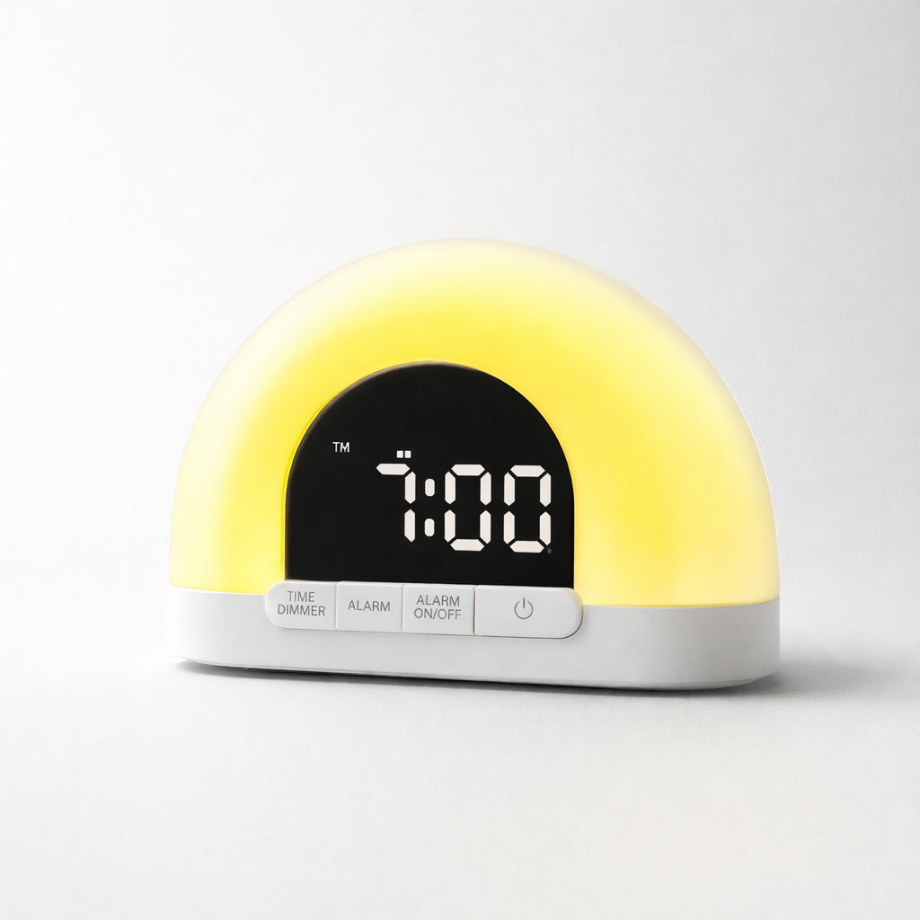 Sunrise Wake-Up Light Alarm Clock (White)
