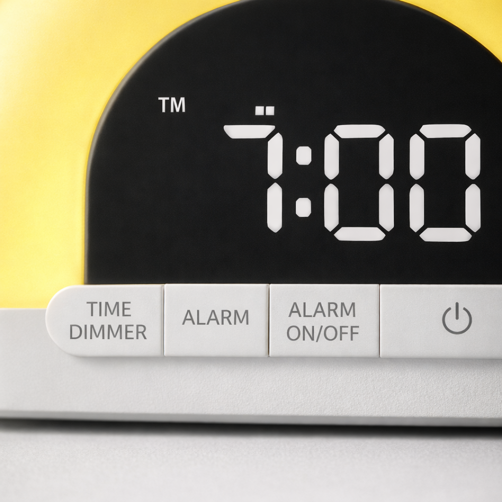 Sunrise Wake-Up Light Alarm Clock (White)