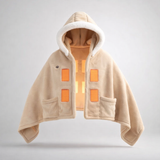 Wearable Heated Blanket Hoodie (3 Heat Levels)