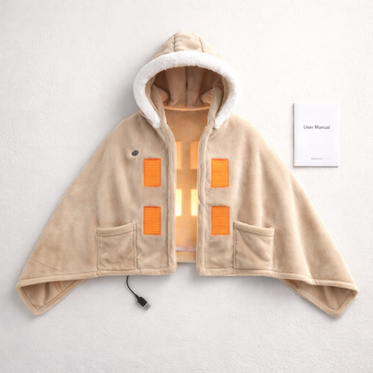 Wearable Heated Blanket Hoodie (3 Heat Levels)