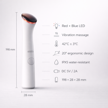 LED Facial Roller Massager Pen