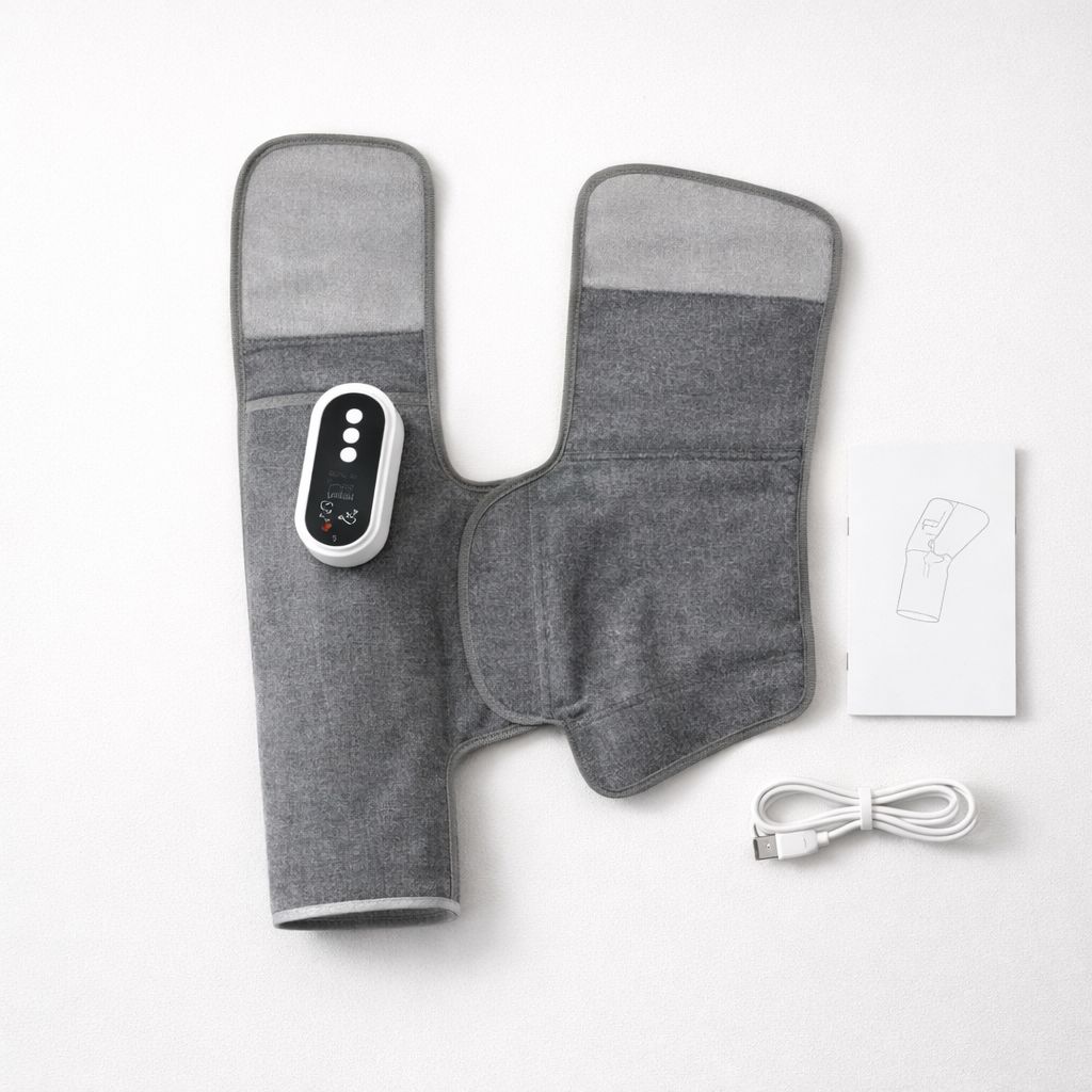 Cordless Air Compression Leg Massager with Heat