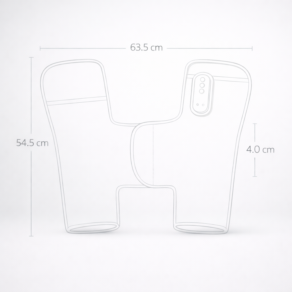 Cordless Air Compression Leg Massager with Heat