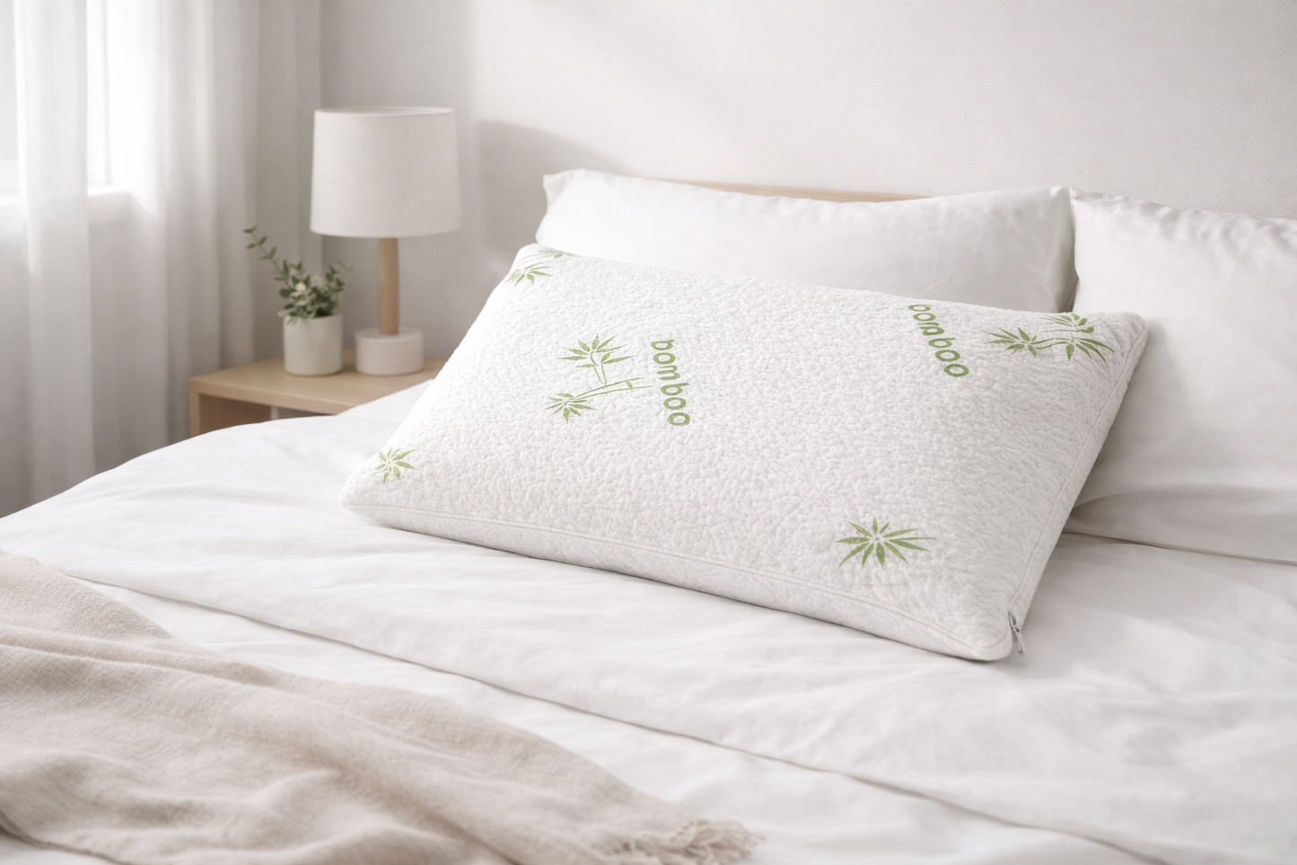 Bamboo Blend Shredded Memory Foam Pillow