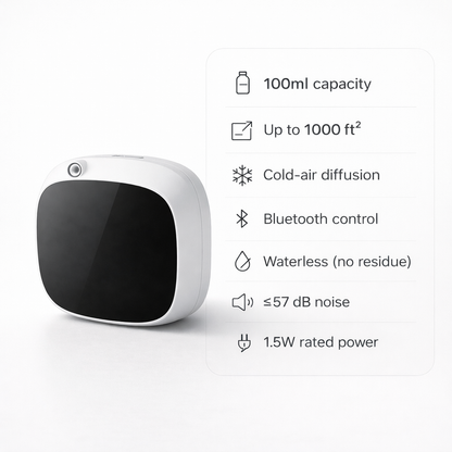 Waterless Cold-Air Scent Diffuser (100ml)