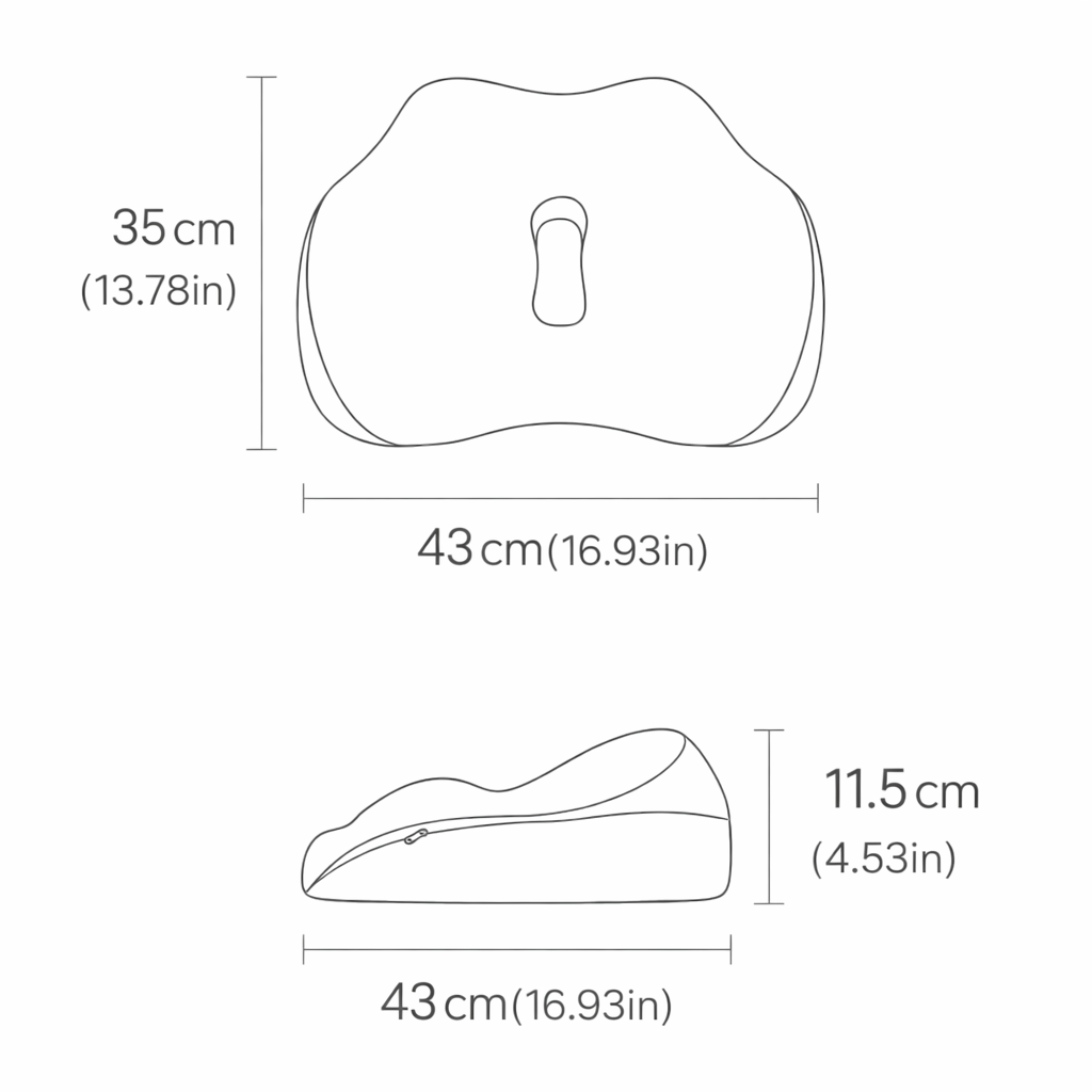 Ergonomic Memory Foam Seat Cushion