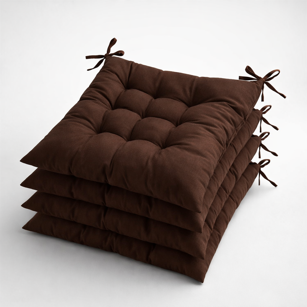 Tie-On Chair Cushion Pads (4-Pack)