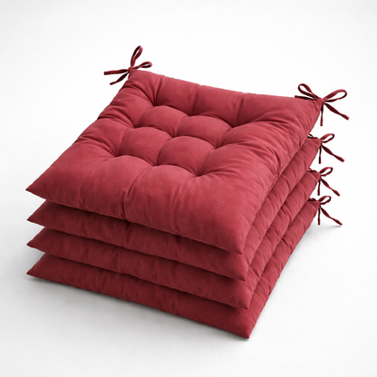 Tie-On Chair Cushion Pads (4-Pack)