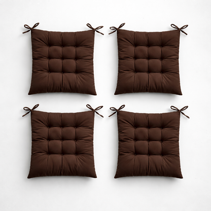 Tie-On Chair Cushion Pads (4-Pack)