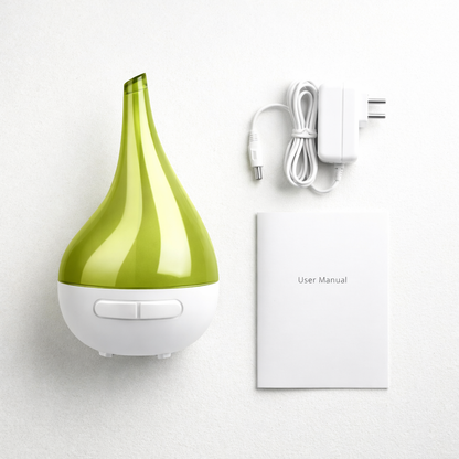 Drop-Shape Ultrasonic Essential Oil Diffuser – 177ml