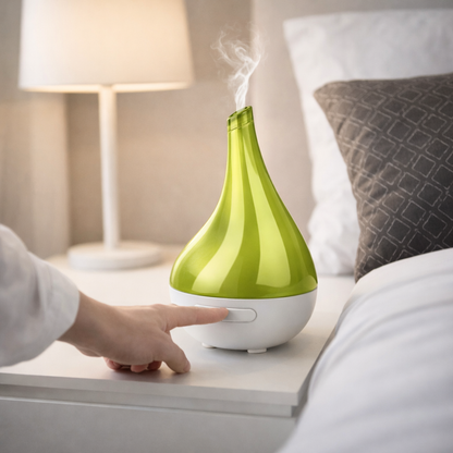 Drop-Shape Ultrasonic Essential Oil Diffuser – 177ml