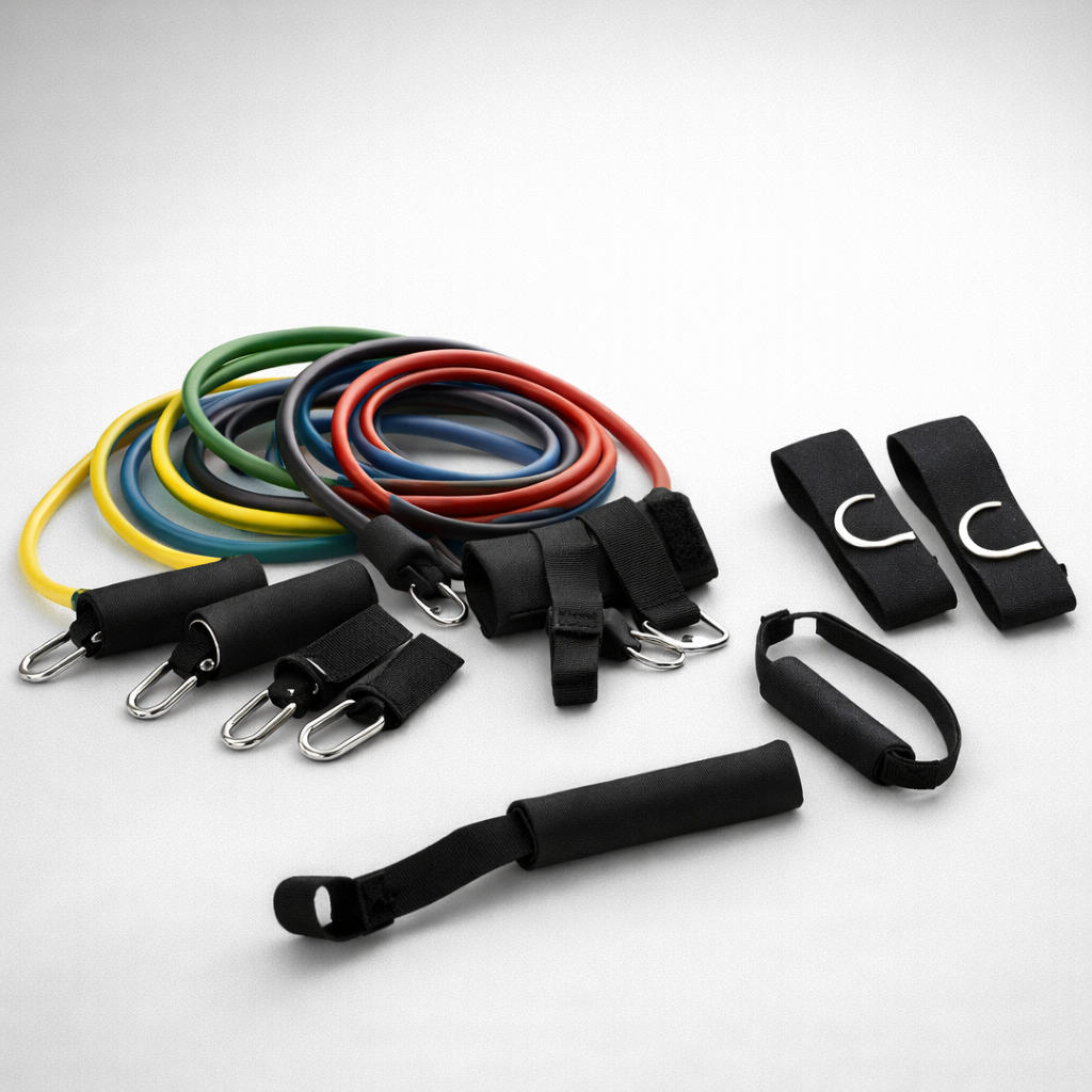 5-Level Resistance Band Kit with Handles & Door Anchor