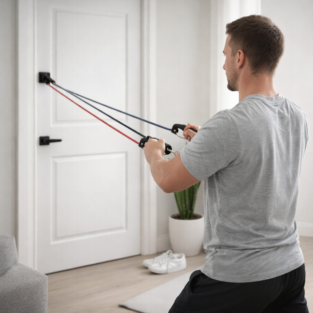 5-Level Resistance Band Kit with Handles & Door Anchor