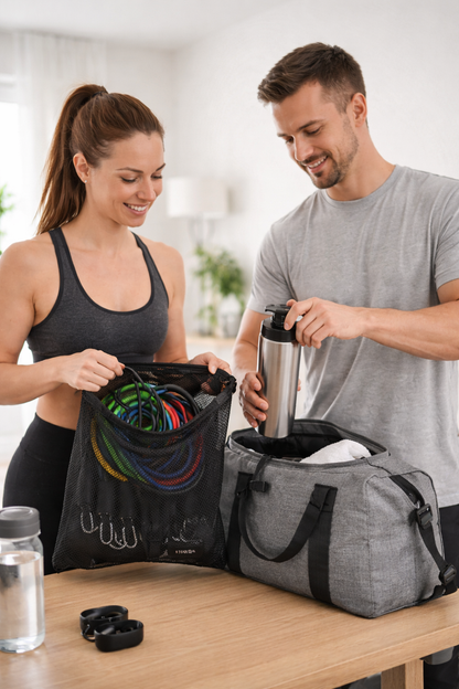 5-Level Resistance Band Kit with Handles & Door Anchor