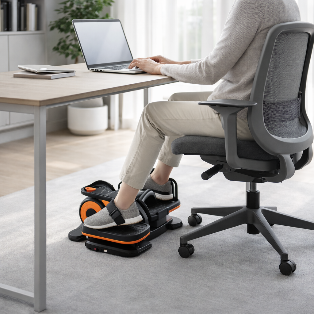 Under-Desk Electric Elliptical Pedal Exerciser