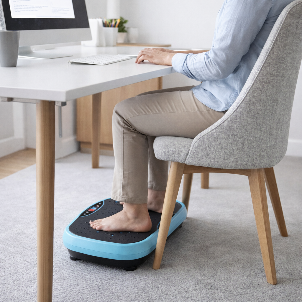 Compact Vibration Plate Exercise Platform