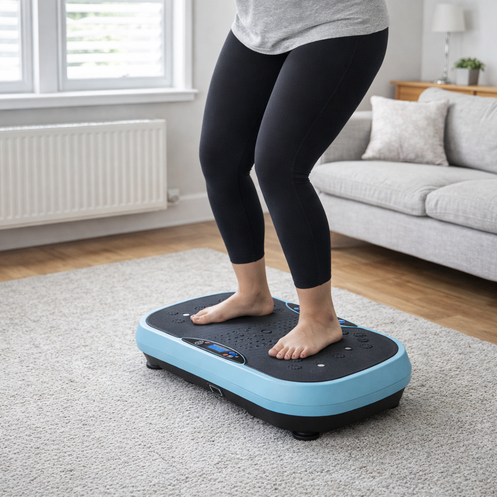 Compact Vibration Plate Exercise Platform