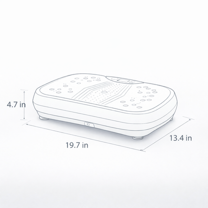 Compact Vibration Plate Exercise Platform