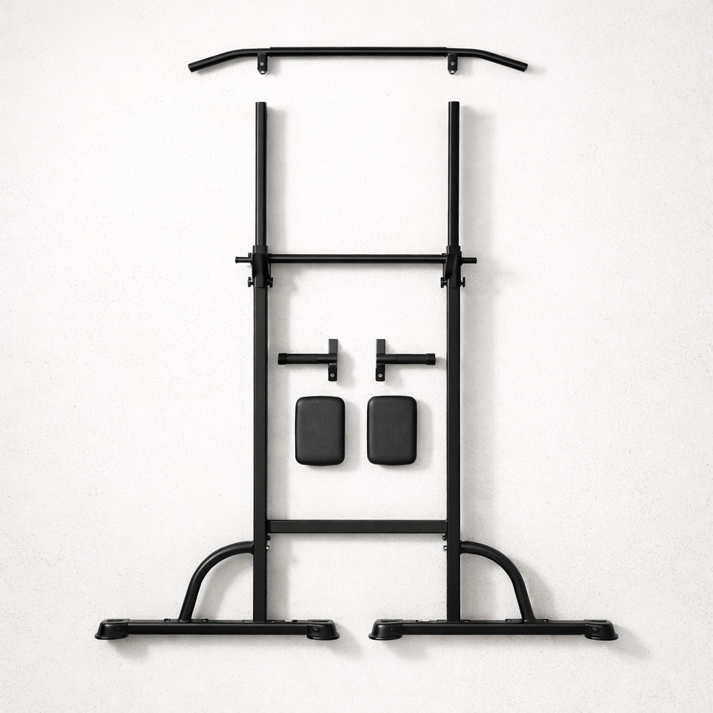 Adjustable Power Tower Pull-Up & Dip Station