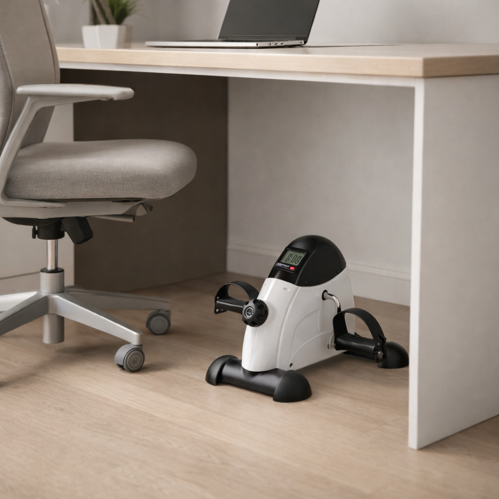 Mini Under-Desk Pedal Exerciser with LCD Display
