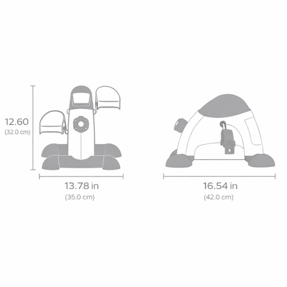 Mini Under-Desk Pedal Exerciser with LCD Display