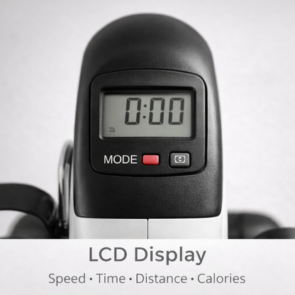 Mini Under-Desk Pedal Exerciser with LCD Display