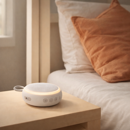 USB Rechargeable White Noise Machine + Night Light (20 Sounds)