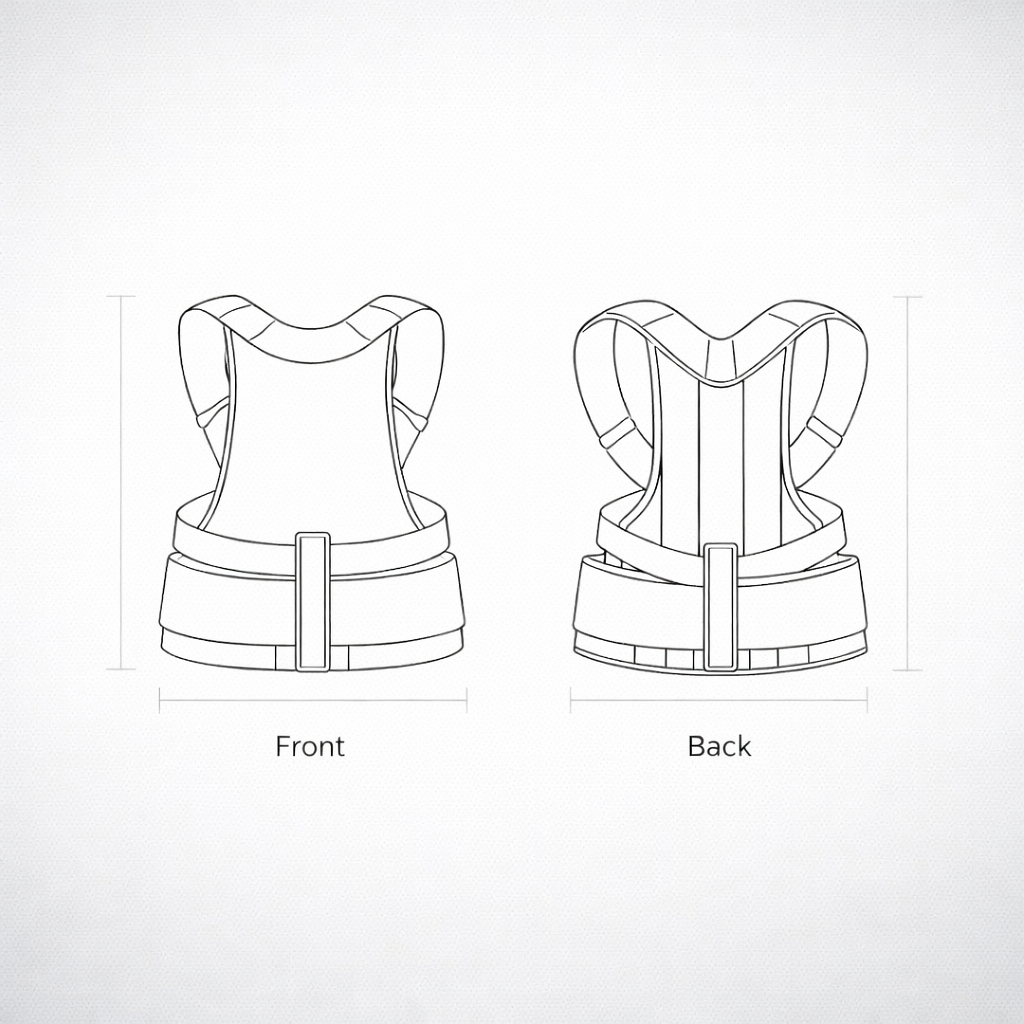 Adjustable Posture Corrector Brace