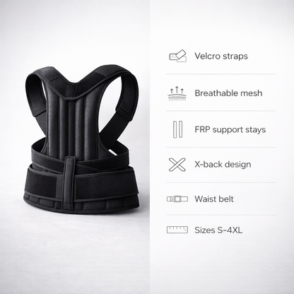 Adjustable Posture Corrector Brace