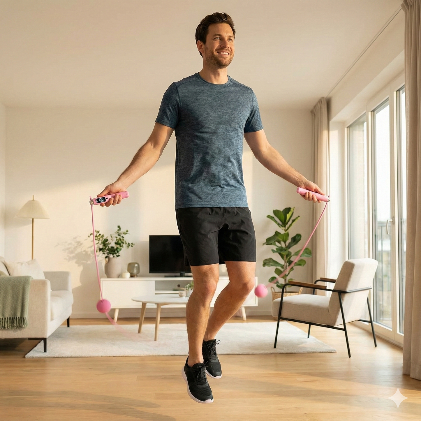 Smart Bluetooth Jump Rope with LED Display