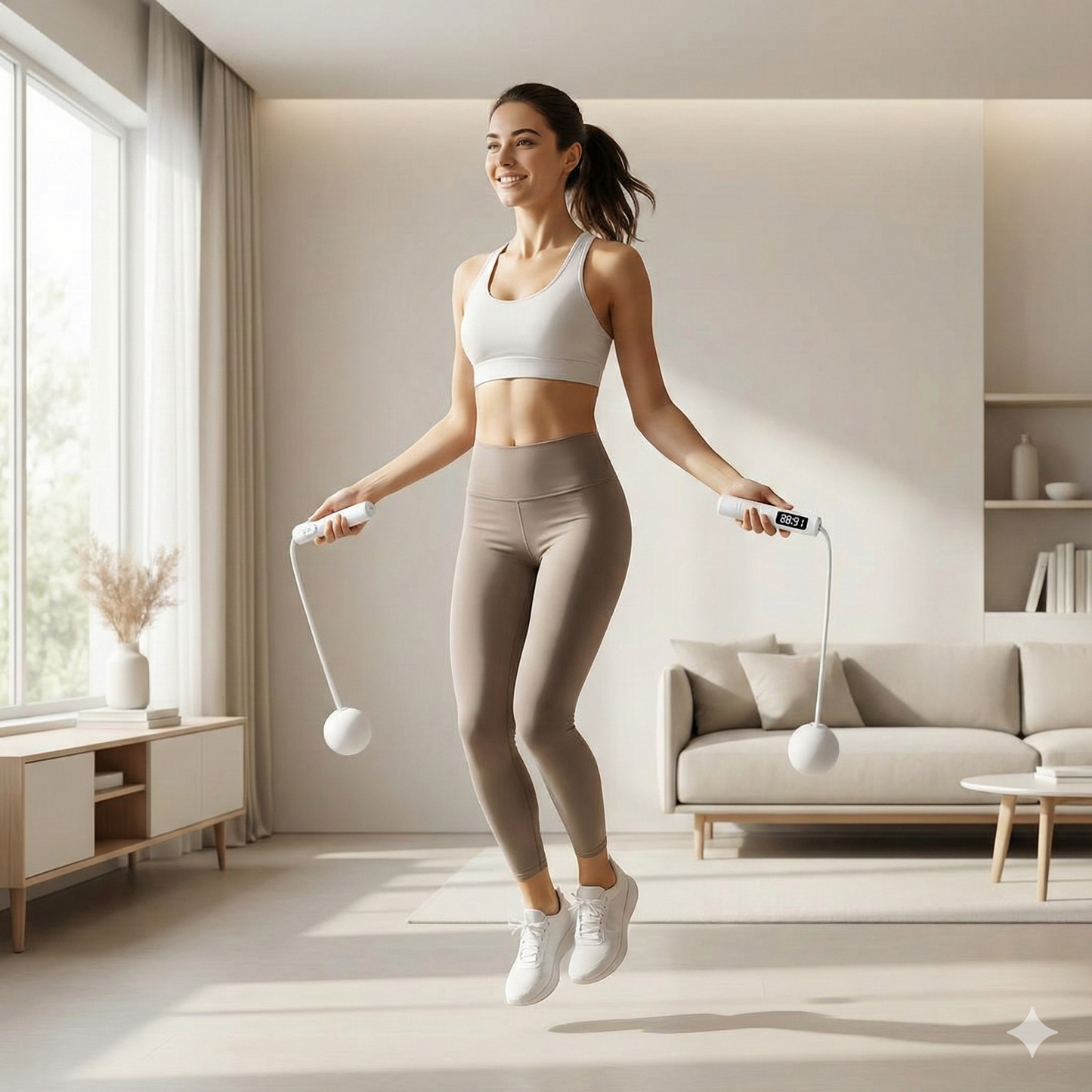 Smart Bluetooth Jump Rope with LED Display