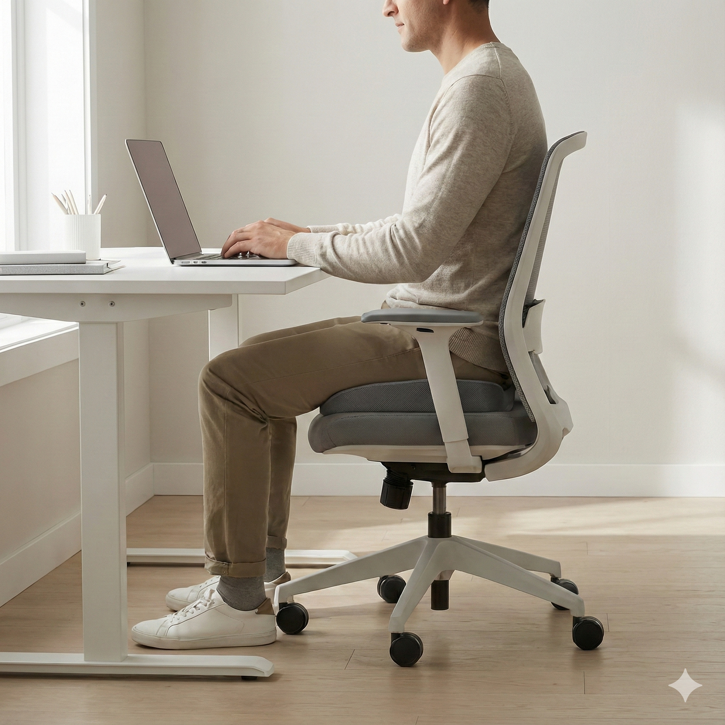 Ergonomic Memory Foam Seat Cushion