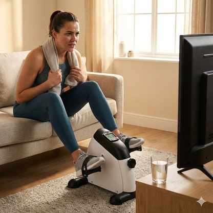 Mini Under-Desk Pedal Exerciser with LCD Display