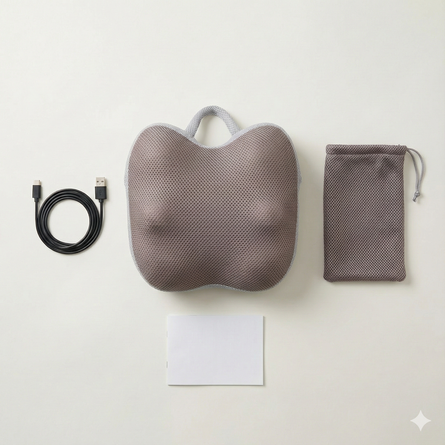 Cordless Shiatsu Back & Waist Massager Pillow