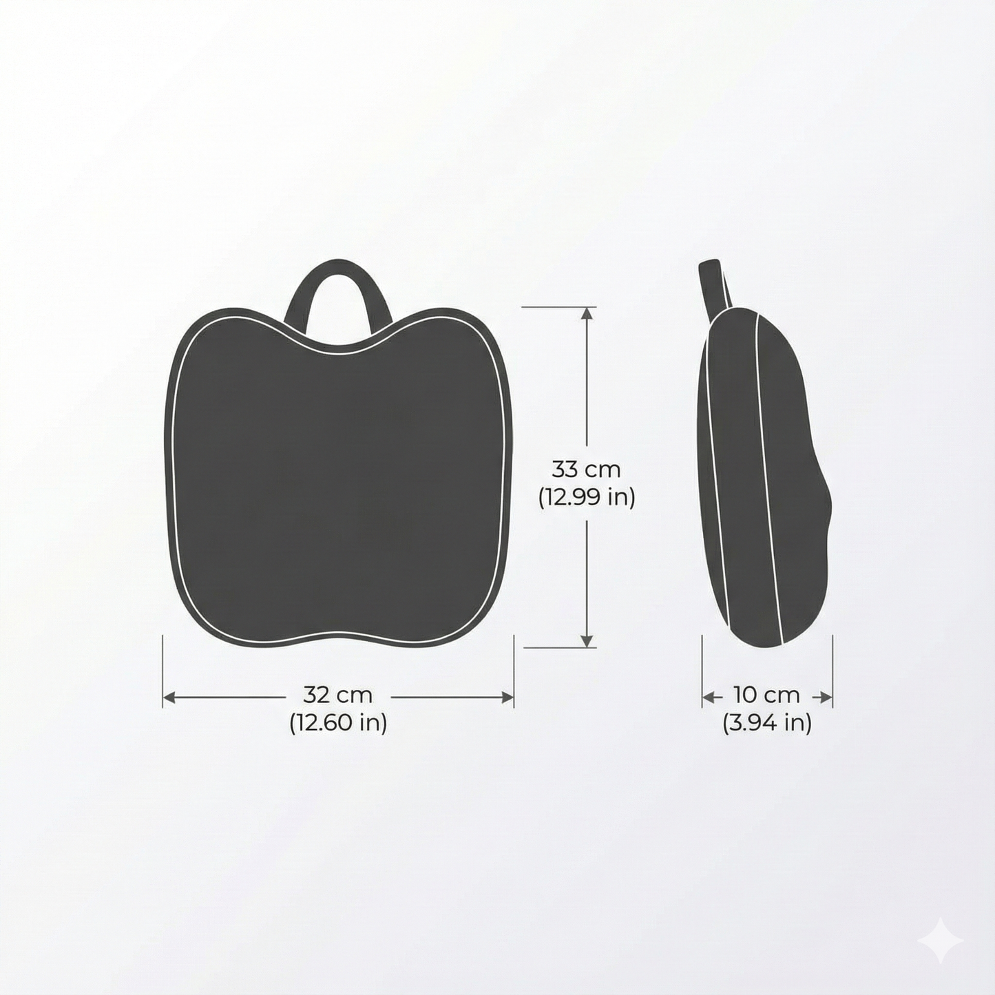 Cordless Shiatsu Back & Waist Massager Pillow