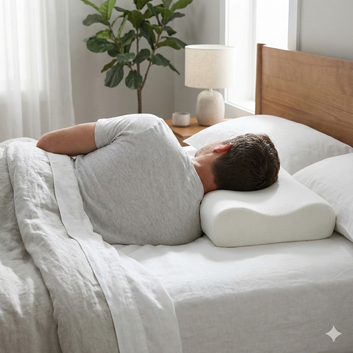 Cooling Memory Foam Cervical Neck Pillow