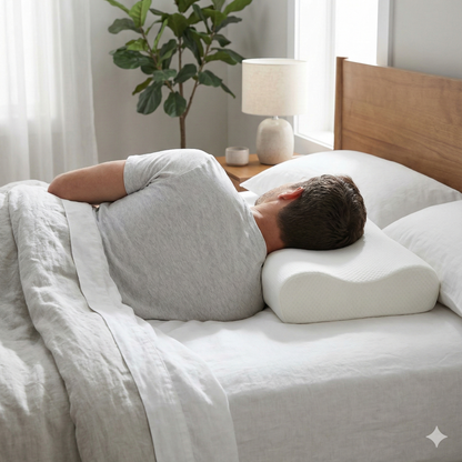 Cooling Memory Foam Cervical Neck Pillow
