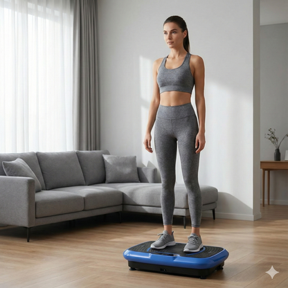 Compact Vibration Plate Exercise Platform
