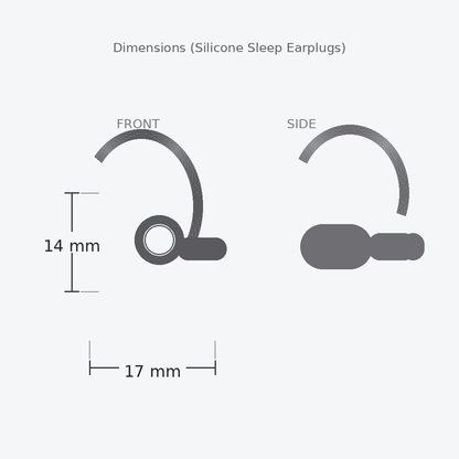 Noise-Masking Sleep Earplugs (Silicone)