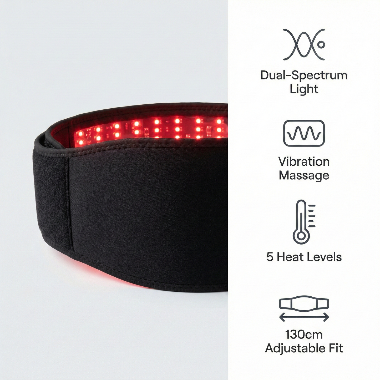 VitalBeam™ Pro Therapy Wrap | Advanced Red Light & Massage Belt