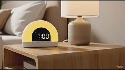 Sunrise Wake-Up Light Alarm Clock (White)