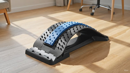 Adjustable Lumbar Back Stretcher (3-Level Arch Support)