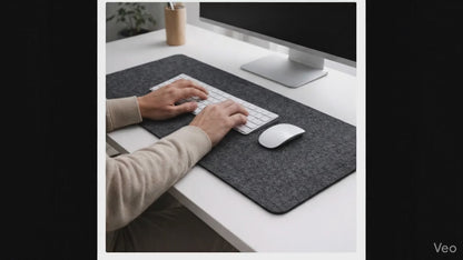 Non-Slip Felt Desk Pad (80×40 cm)